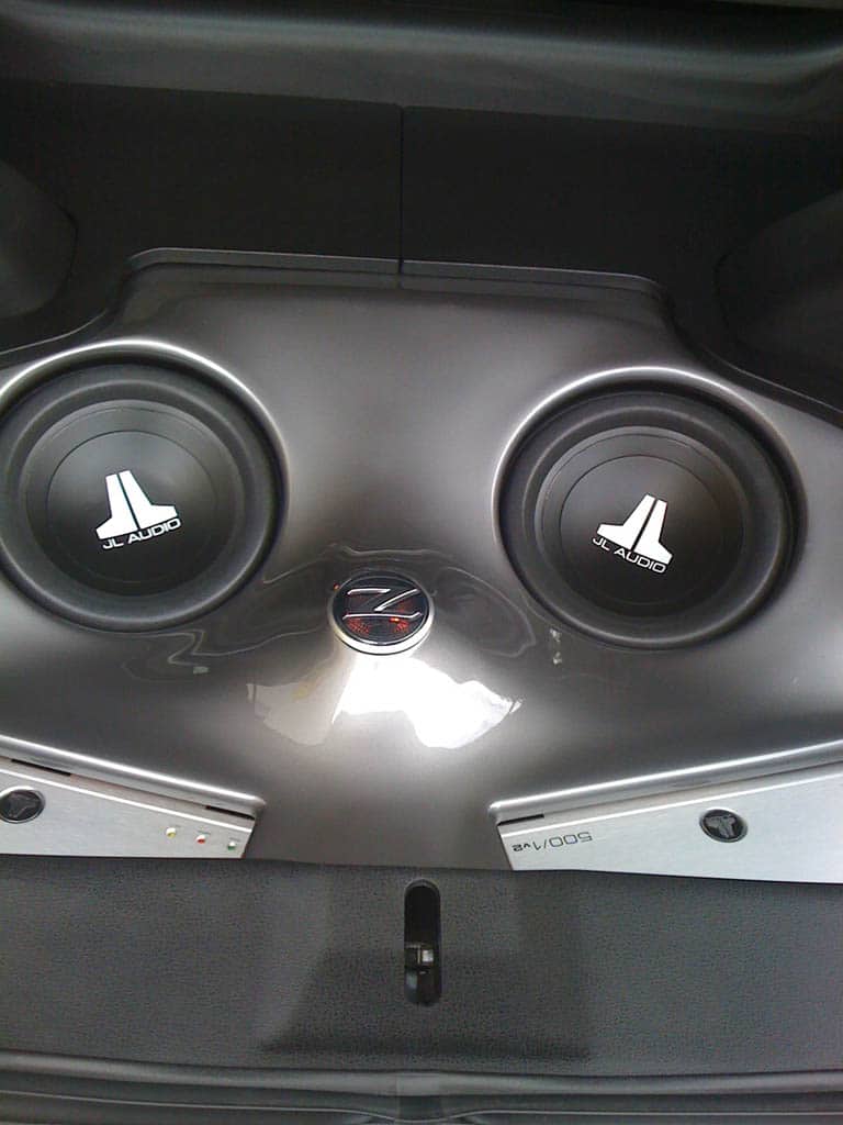 370z custom hot sale subwoofer box