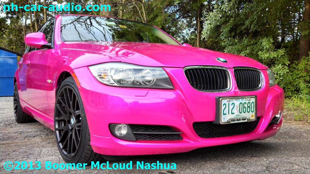 pink bmw logo