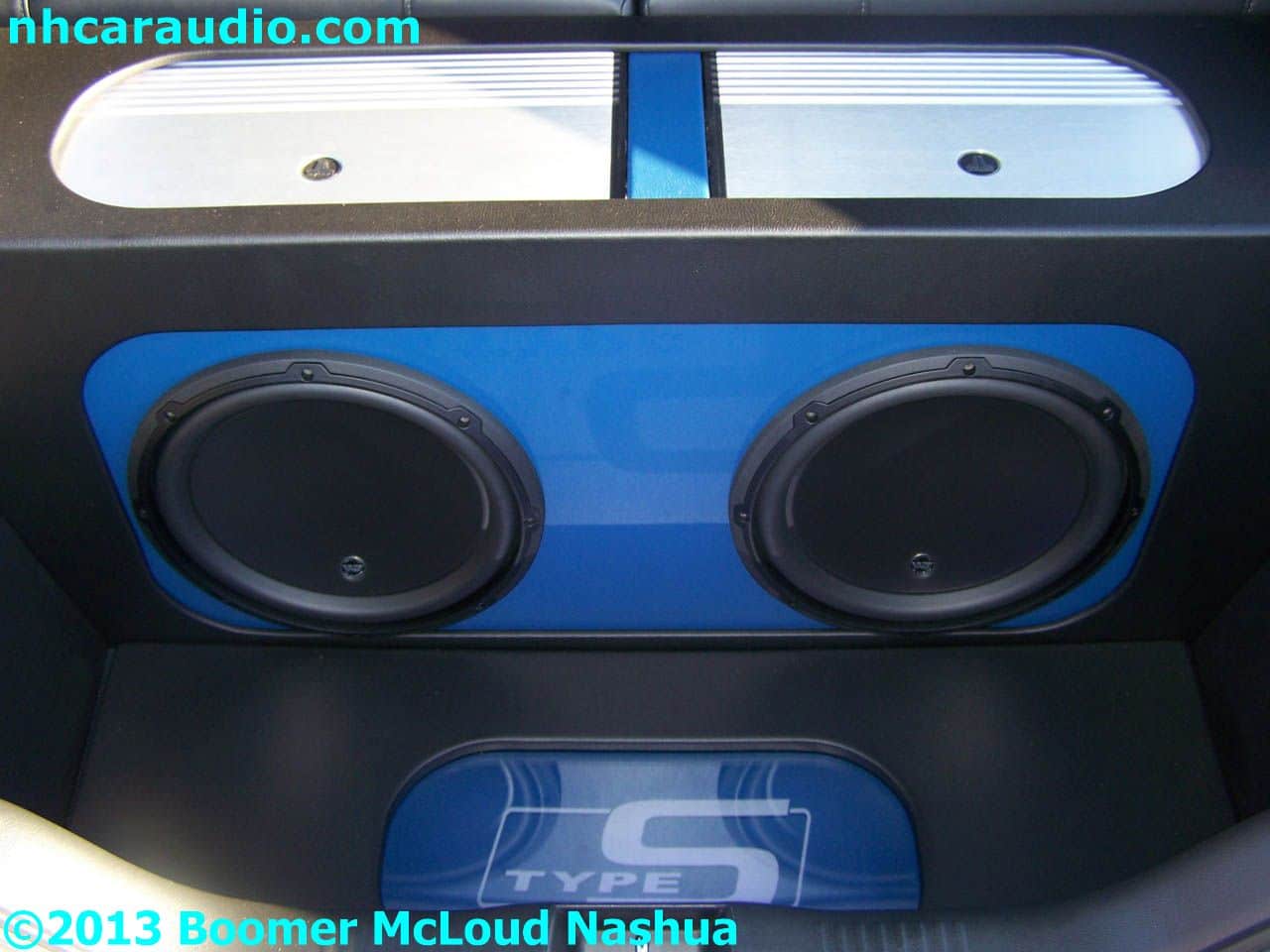 Acura-RSX-custom-subwoofer-enclosure-amplifier - Boomer Nashua Mobile