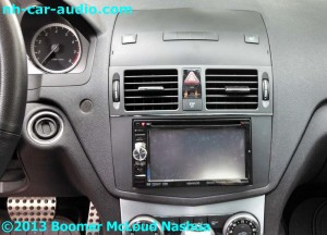 Mercedes custom C300-multimedia-navigation-bluetooth-ipod-upgrade-install
