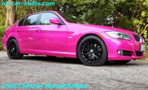 BMW Custom Installation 328 in Pink