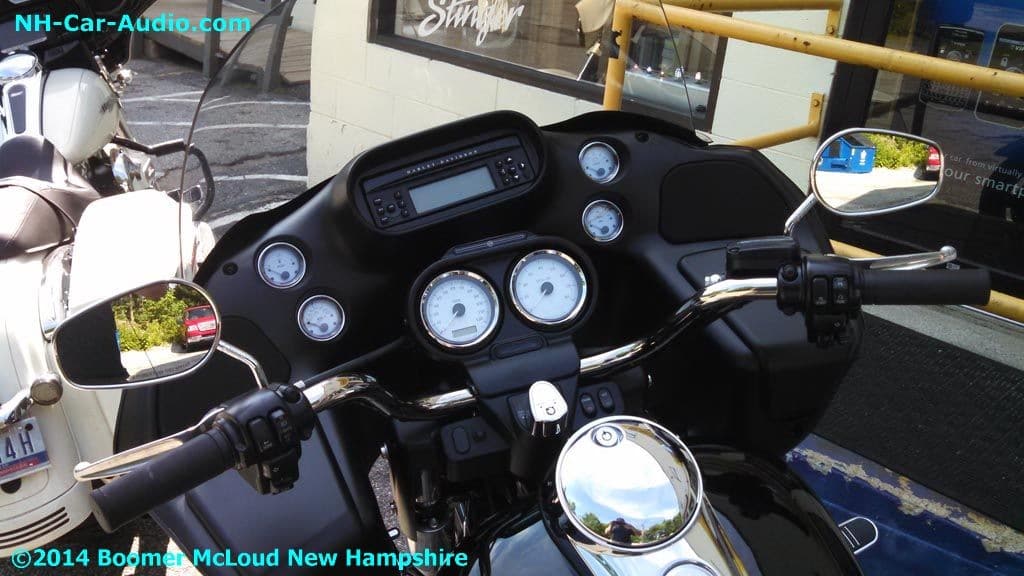 Harley Road Glide Audio Upgrade Boomer Nashua Mobile Electronics