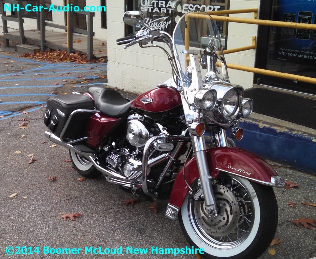 Harley RoadKing Custom Installation - Boomer Nashua Mobile Electronics