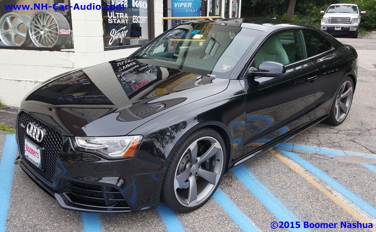 Audi RS5 Stealth Audio - Boomer Nashua Mobile Electronics