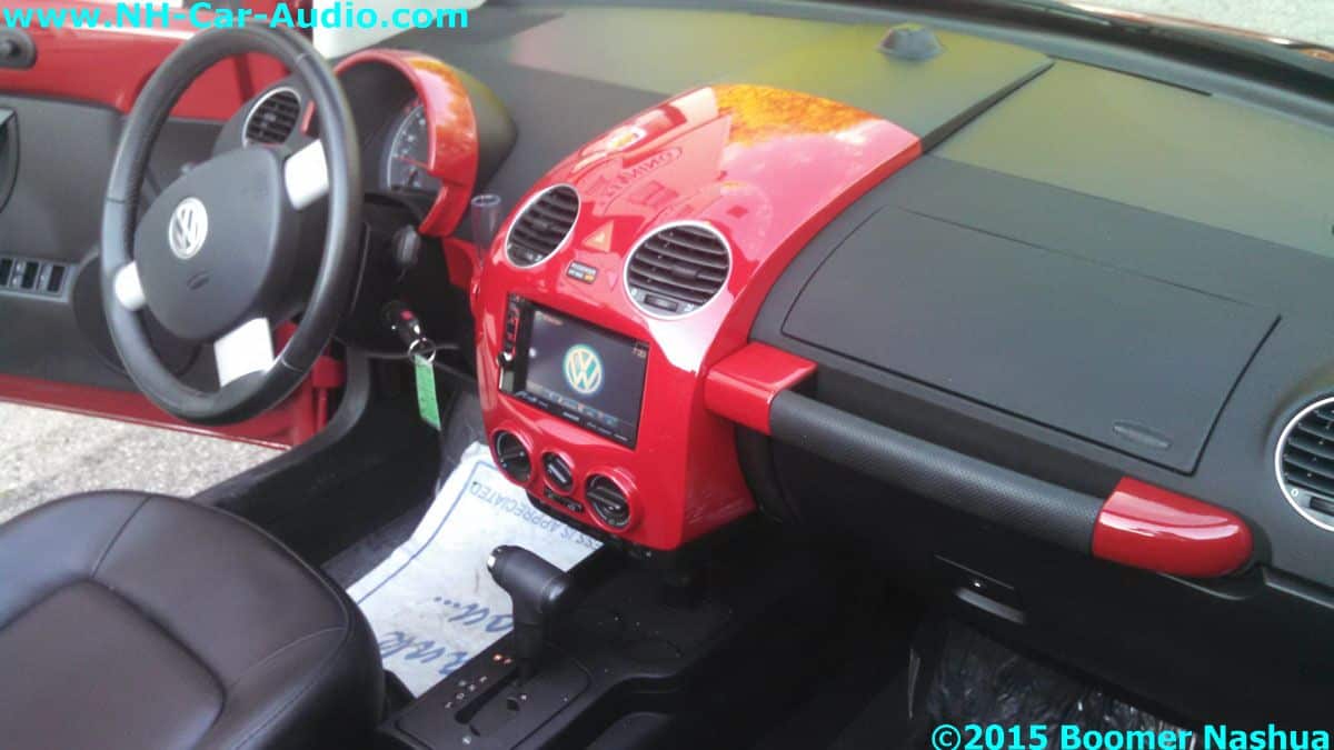 VW Bug custom radio installation