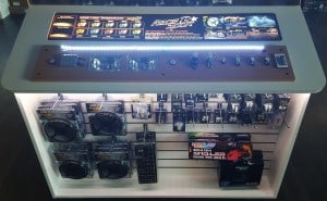 Boomer Nashua Mobile Electronics Showroom Racesport Lighting display