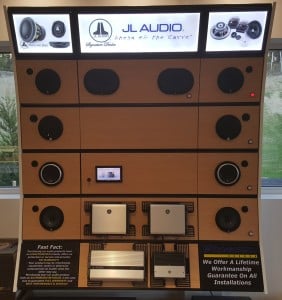 Boomer Nashua Mobile Electronics Showroom JL Audio display