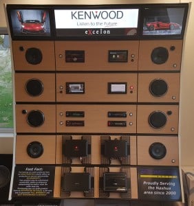 Boomer Nashua Mobile Electronics Showroom KENWOOD display