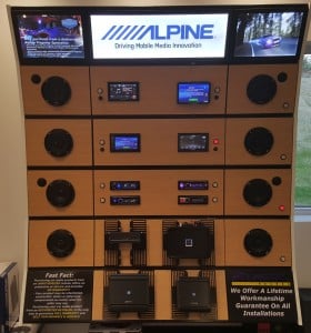 Boomer Nashua Mobile Electronics Showroom Alpine Display