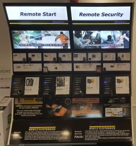 Boomer Nashua Mobile Electronics Showroom Remote Start & Security display