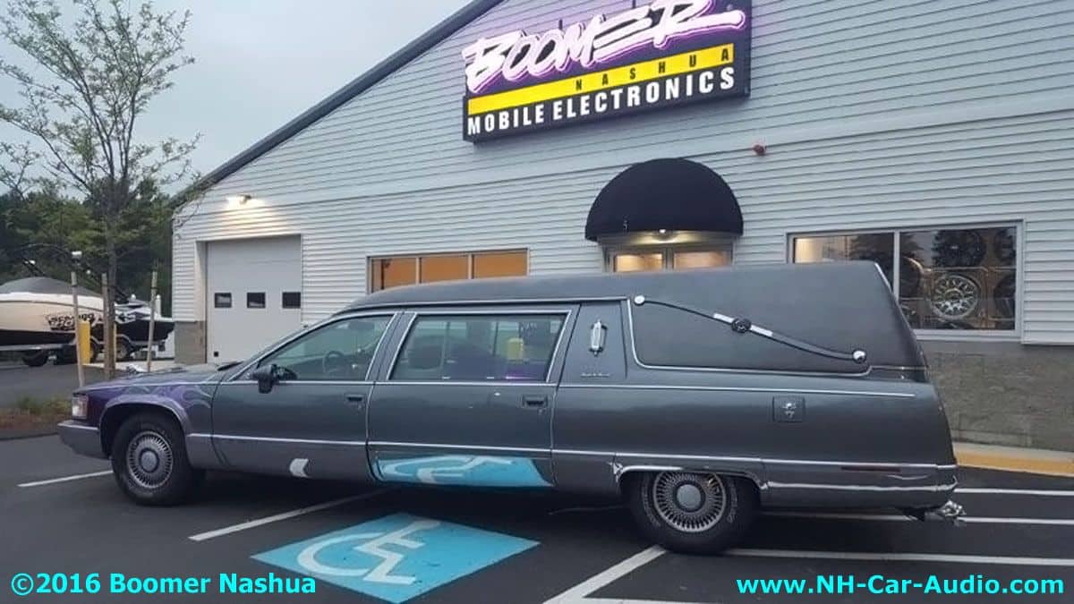 Cadillac-Hearse-ambient-LED-lighting - Boomer Nashua Mobile Electronics