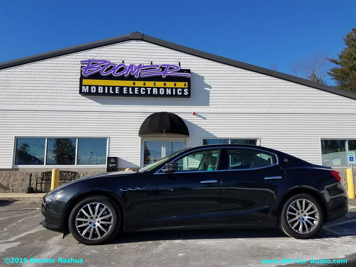 Maserati Ghibli Audio Upgrade - Boomer Nashua Mobile Electronics